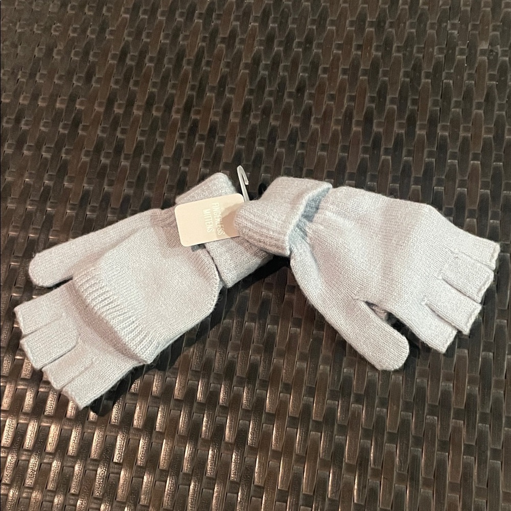Gray Fingerless Gloves